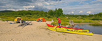 Kayak de mer au Réservoir Kiamika : photos de Julien Lebreton