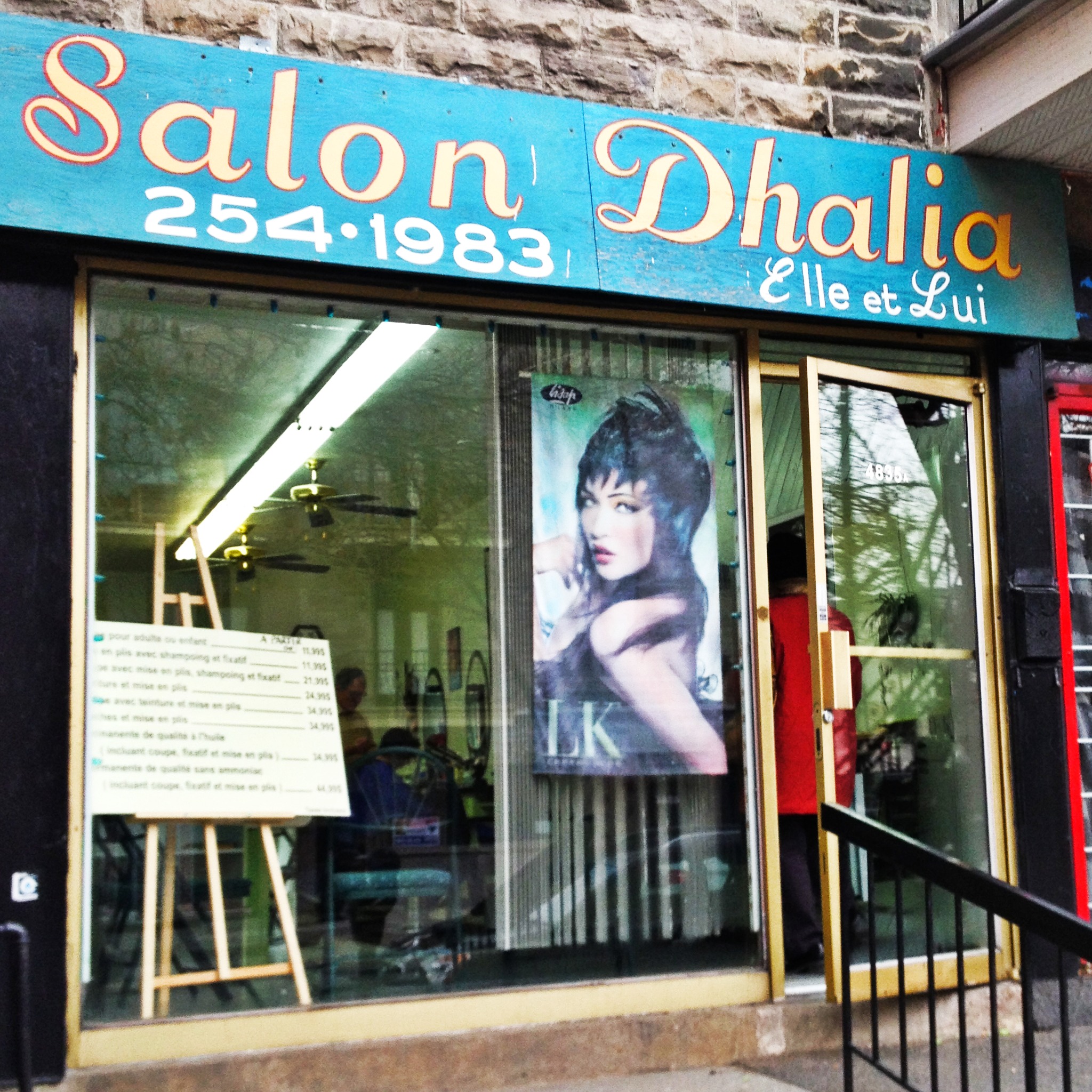 Salon Dhalia, Hochelaga - instagram