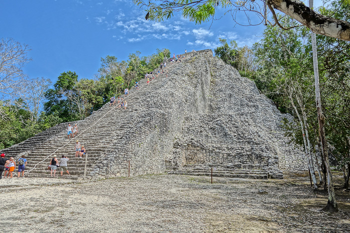 Ruines maya de Coba - Pyramide maya de Nohoch Mul