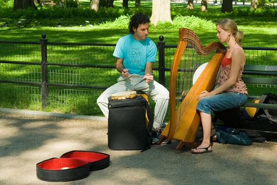Musiciens dans Central Park