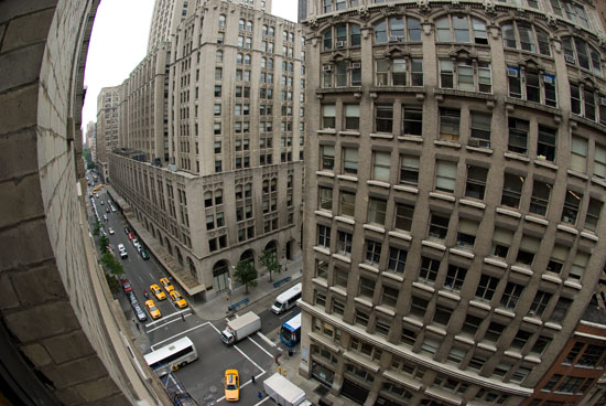 Depuis la chambre d'hôtel