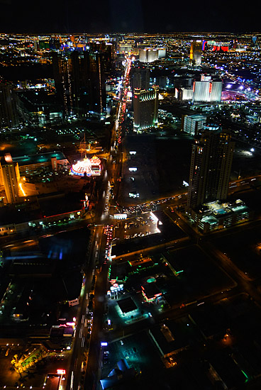 Le Strip depuis la Stratosphère